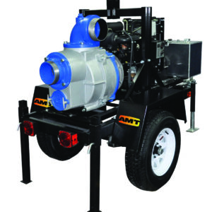 AMT 6" Diesel Trash Pump w/trailer | 5587-D6